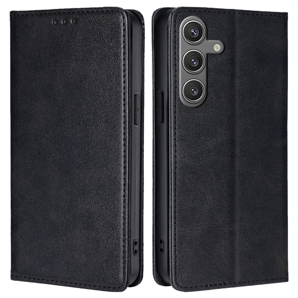 For Samsung Galaxy S24 Wallet Case Magnetic Closing Stand Leather Phone Cover For Samsung Galaxy S24 Wallet Case Magnetic Closing Stand Leather Phone Cover